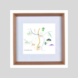 Coonamble Map - limited edition print