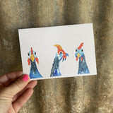 Card - Three Guinea Fowl