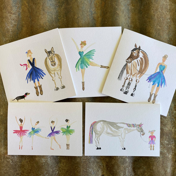 Princesses Wear Boots - Pack of 5 Cards